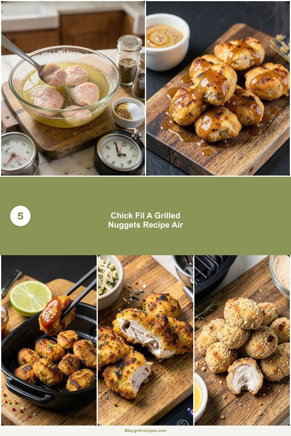 Complete chick fil a grilled nuggets recipe air fryer overview image