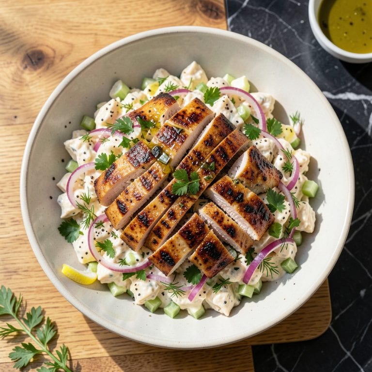 Chicken Salad Recipe With Grilled Chicken: Smoky Depth With Fresh Herb Infusion illustration with key details