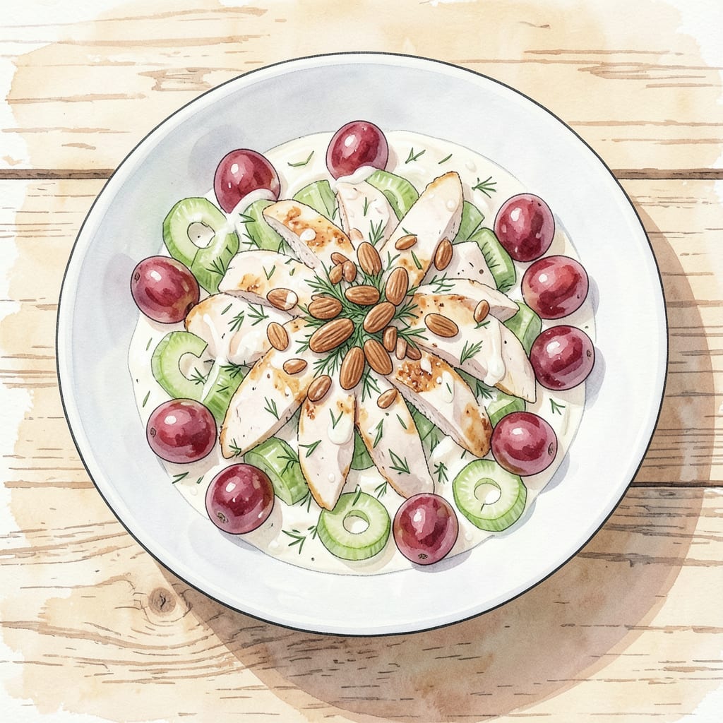 Visual representation of Chicken Salad With Cream Cheese Recipe: Ultra Creamy Lunch Favorite