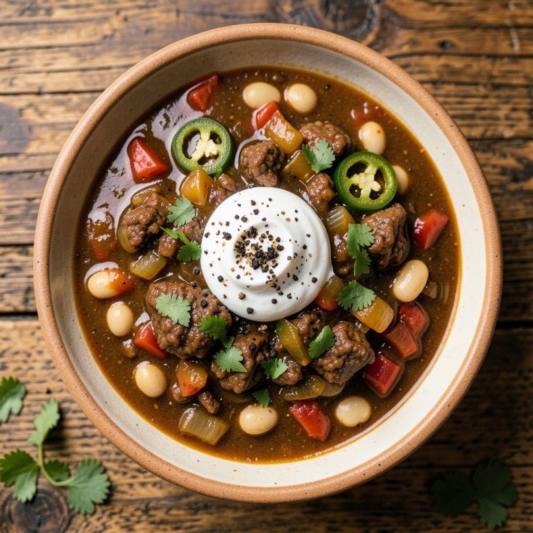 Comprehensive chili too sweet visual reference