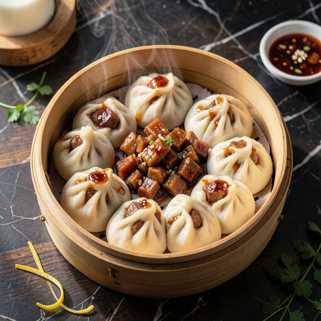 Comprehensive Chinese BBQ Pork Bun Recipe: Steamed Pillows of Sweet Char Siu Bliss visual reference
