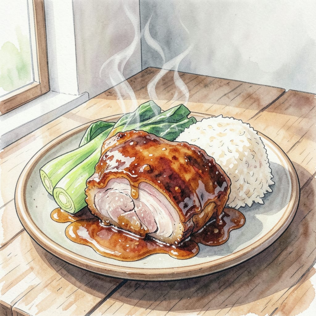 Chinese Char Siu BBQ Recipe: Sweet & Savory Glaze Perfection example with annotations
