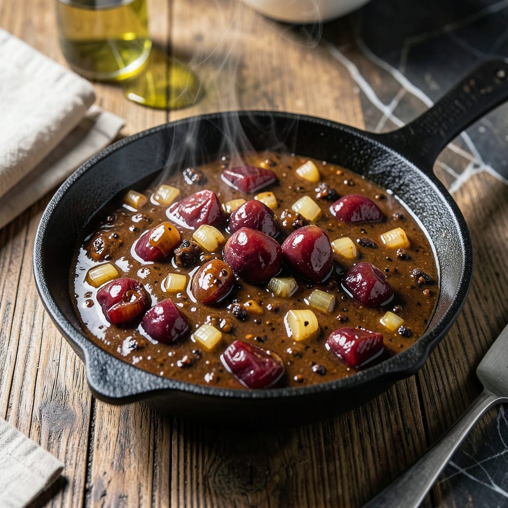 Visual representation of Chipotle Plum BBQ Sauce Recipe: Smoky Fruit Fusion for Grilling