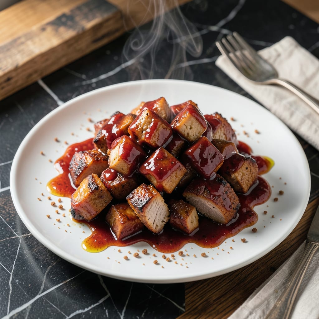 Chopped BBQ Pork Recipe: Smoky Tender Bites in Every Serving illustration with key details