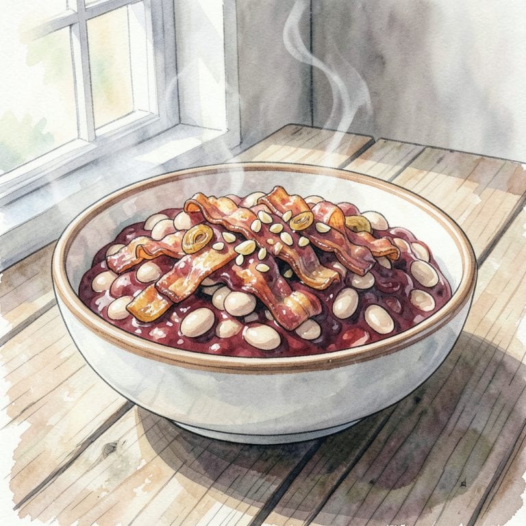 Visual representation of Chuck Wagon Beans BBQ Recipe: Slow Cooked BBQ Perfection