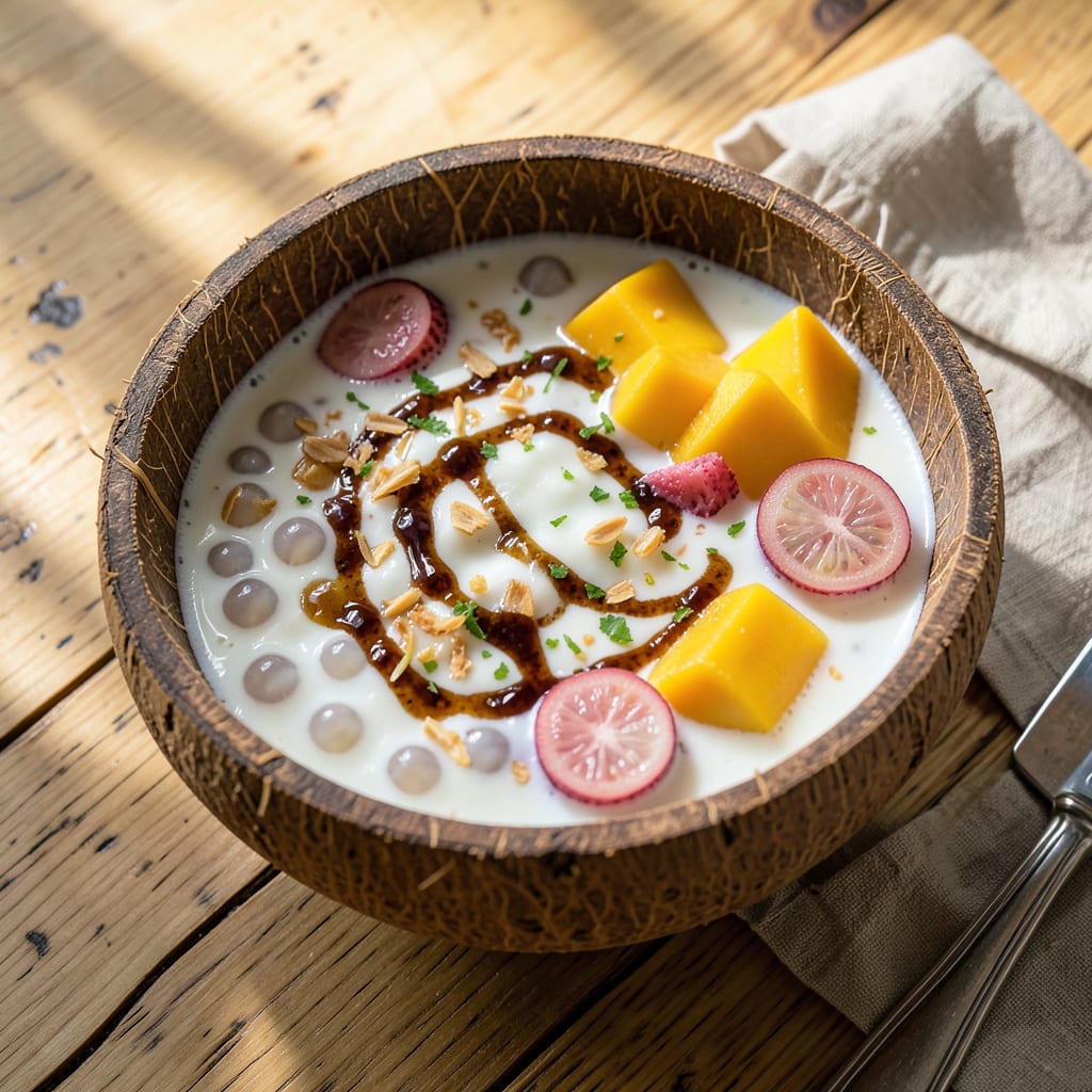 Complete chunky coconut milk overview image