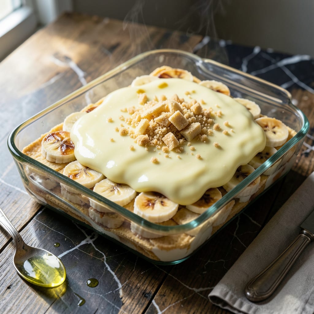 Visual representation of city bbq banana pudding recipe
