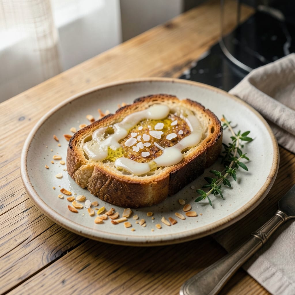 Coconut Oil on Toast: Tropical Twist for Your Morning Routine illustration with key details