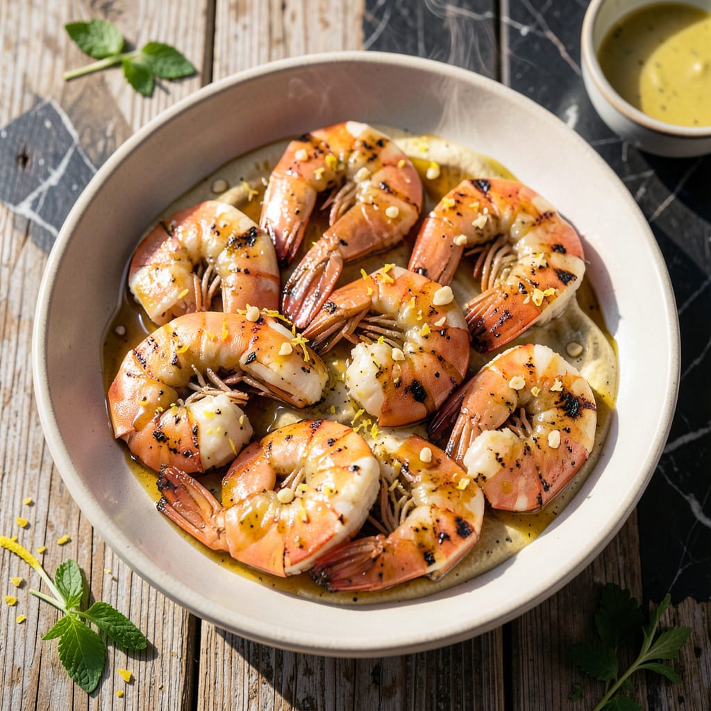 Colossal Grilled Shrimp Recipe: Smoky Char With Zesty Lemon Garlic detailed visual guide