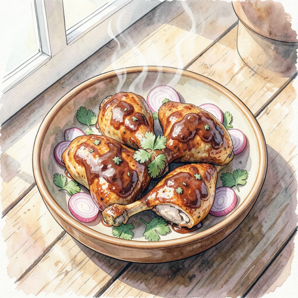 Competition BBQ Chicken Recipe Thighs: Smoky, Finger Licking Goodness illustration with key details