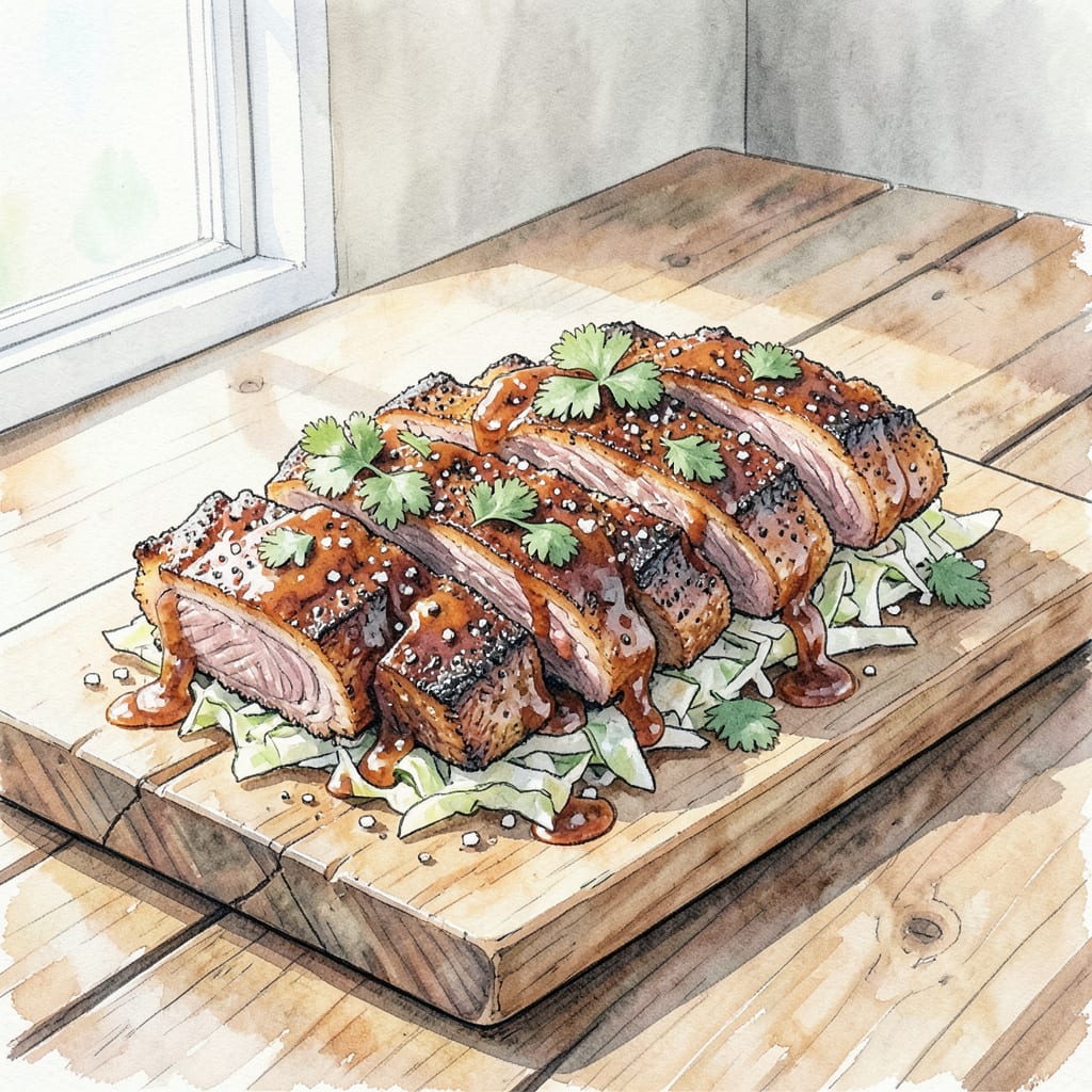 Visual representation of Competition Burnt Ends BBQ Recipe: Tender, Smoky, and Finger Licking Good