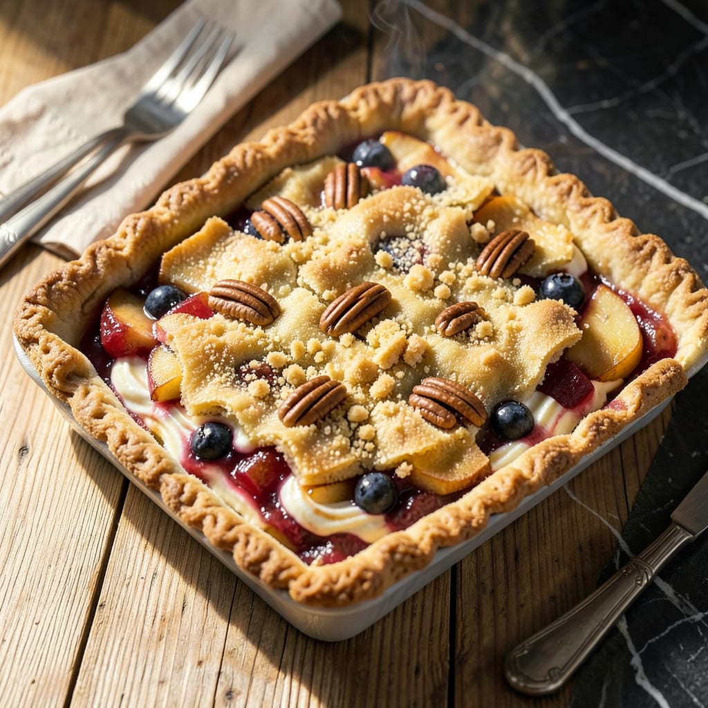 Convert Pie Recipe to 9x13: Perfectly Scaled Baking for Crowds example with annotations
