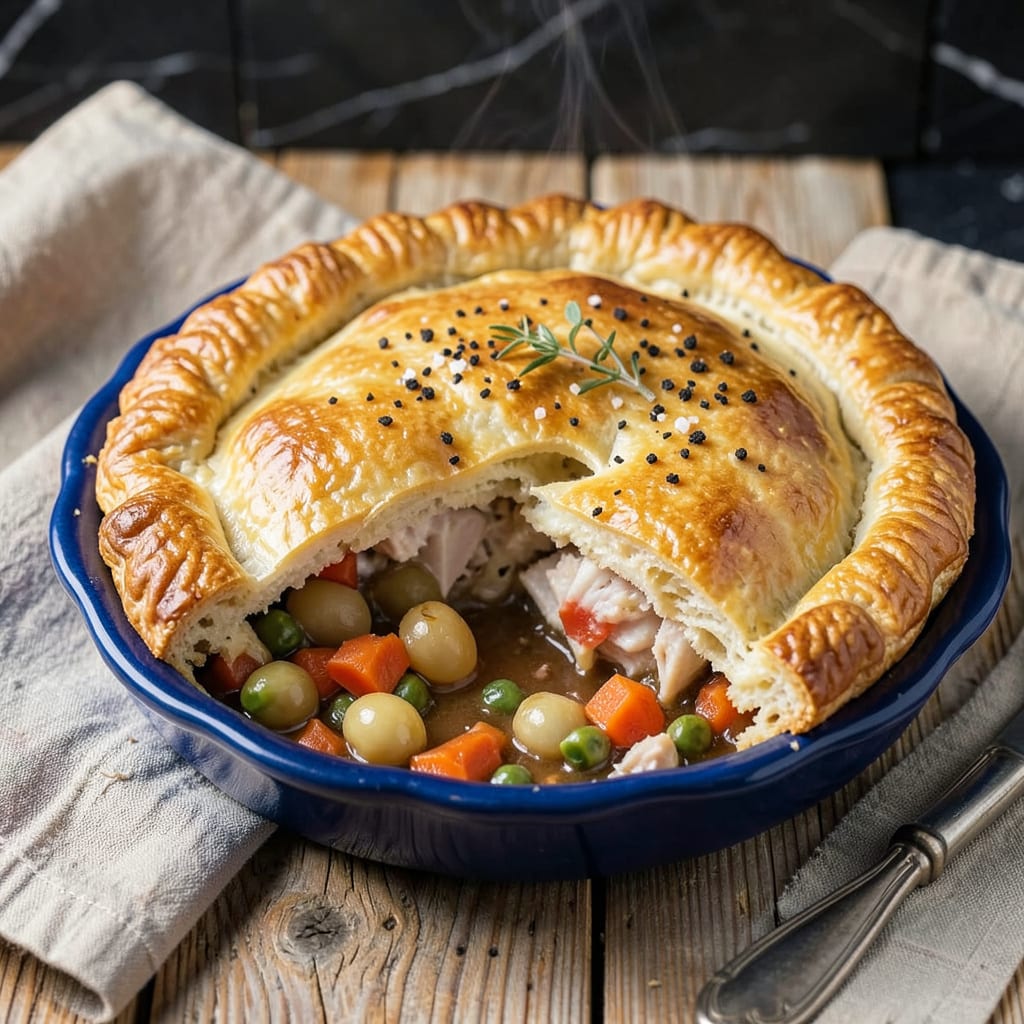 Complete Cook Frozen Pot Pie: Crispy Crust and Steaming Filling in Minutes overview image