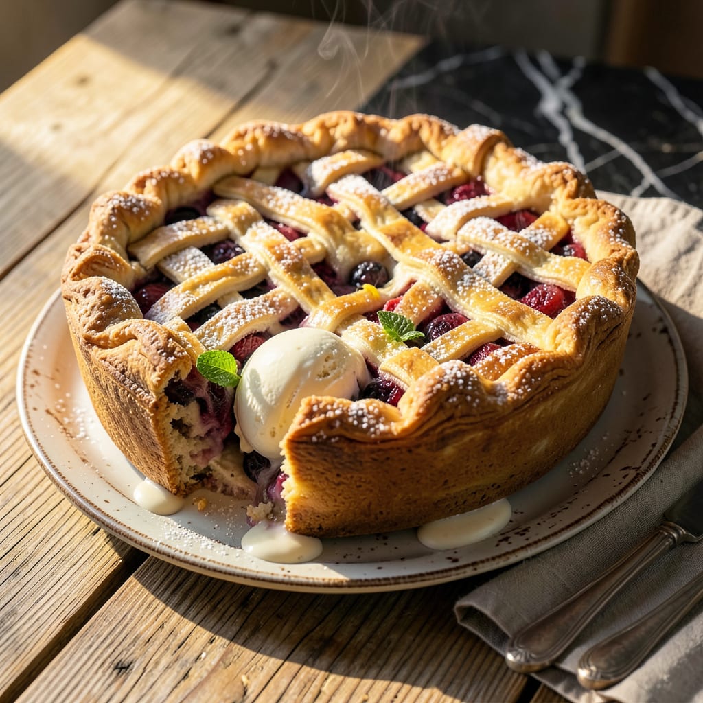Cooking a Pie From Frozen: Flaky Crust and Perfect Filling Every Time illustration with key details