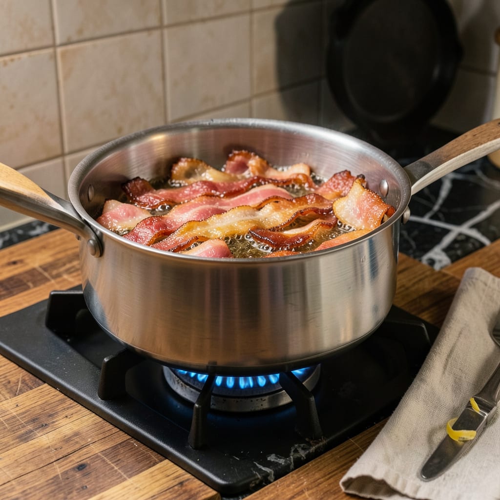 Cooking Bacon in a Pot on Stove: Crispy, Evenly Cooked Every Time detailed visual guide