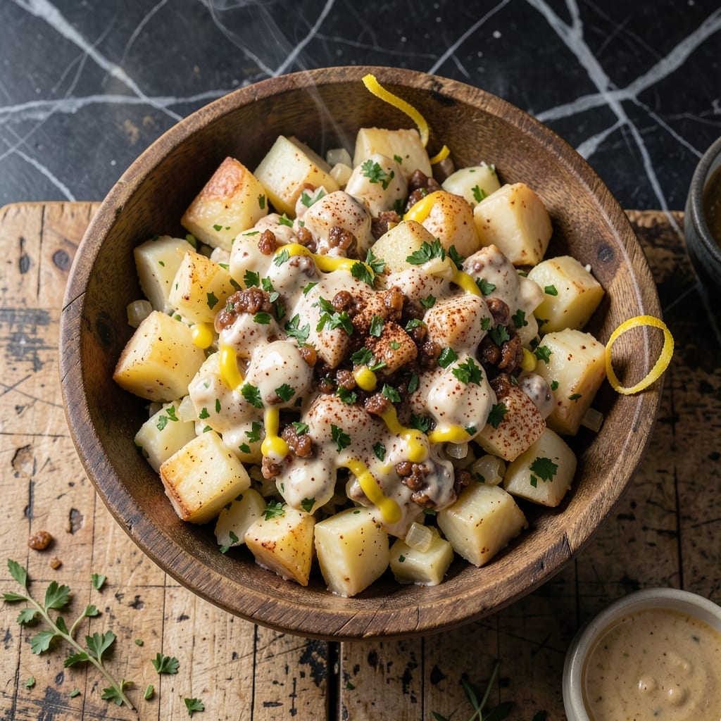 Coopers BBQ Potato Salad Recipe: Smoky Tang with Crisp Edges