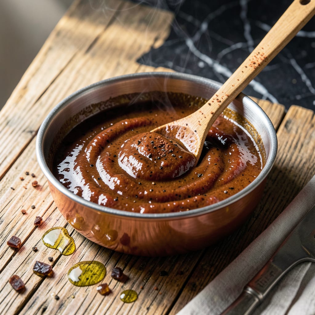 copycat bbq sauce recipe example with annotations