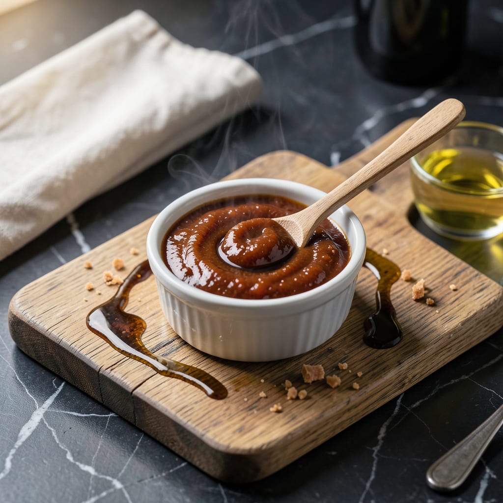 Copycat Famous Dave's BBQ Sauce Recipe: Tangy Molasses With a Spicy Kick illustration with key details