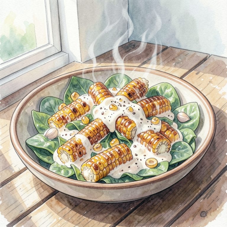 Visual representation of Corn and Spinach Recipe: Creamy Summer Harvest in 20 Minutes