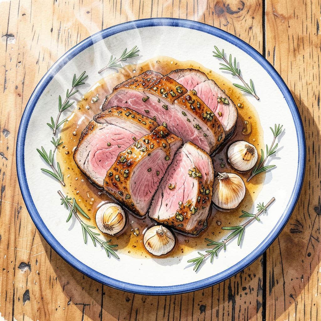 Visual representation of Costco Boneless Leg of Lamb Recipe: Herb Crusted Elegance for a Crowd