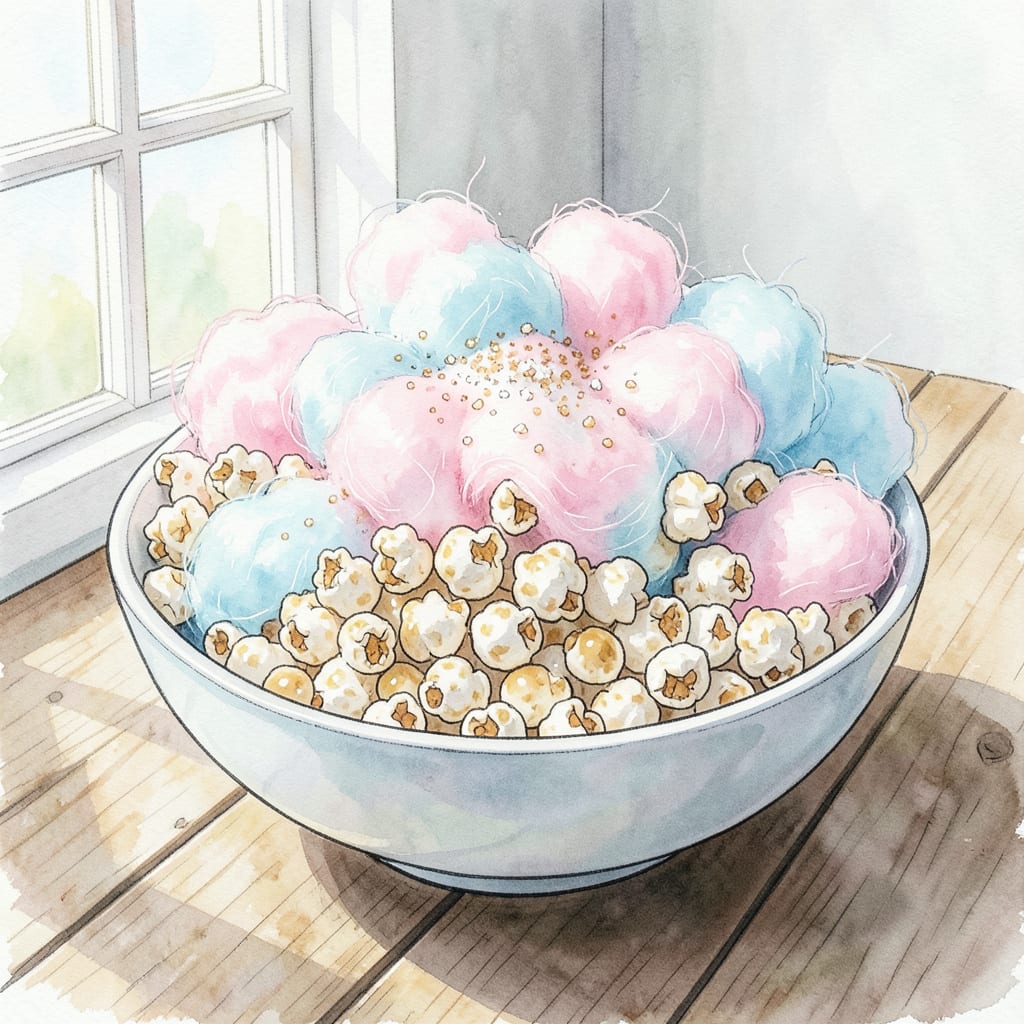 Comprehensive Cotton Candy Popcorn Recipe: Sweet Treat in Minutes visual reference