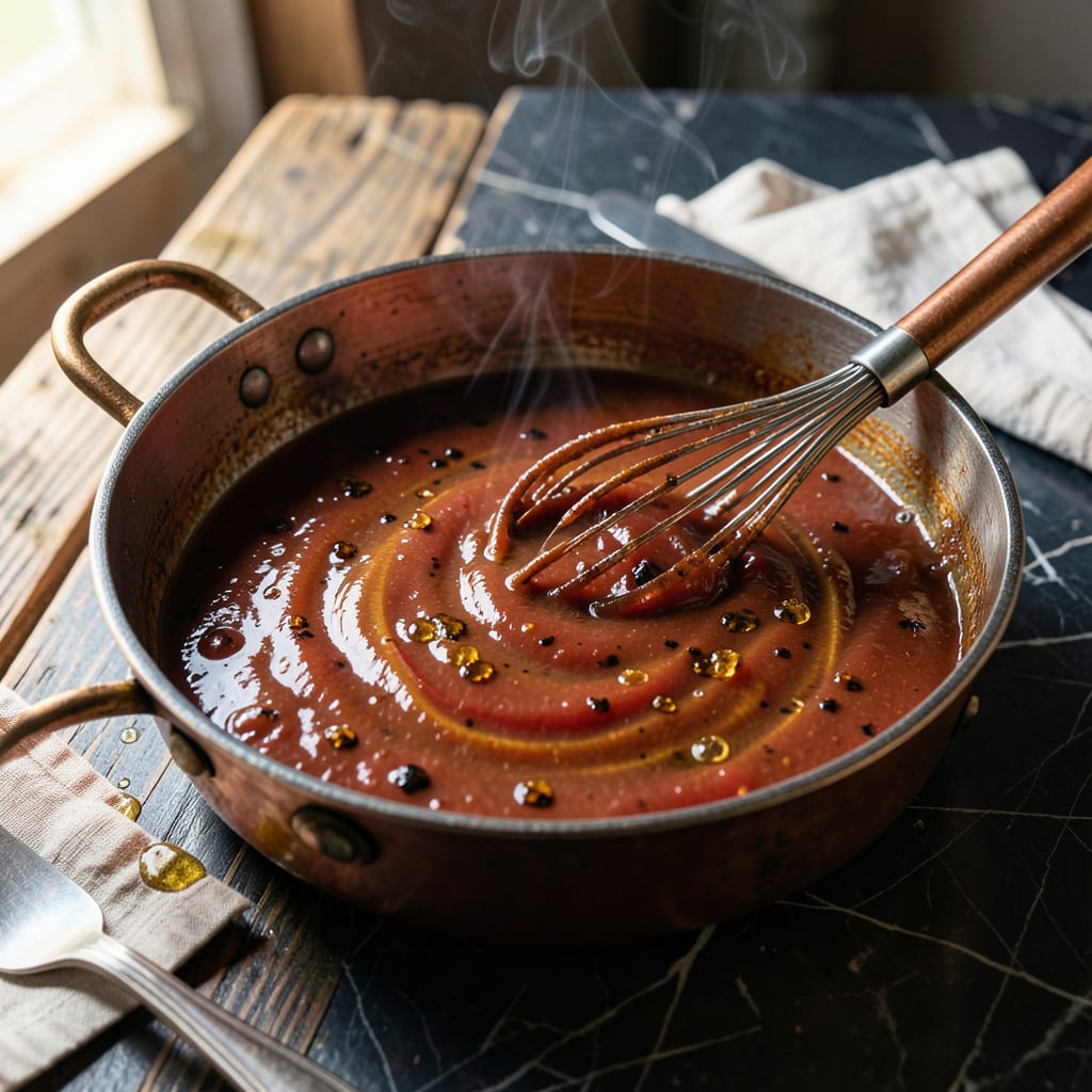 Comprehensive county line bbq sauce recipe visual reference