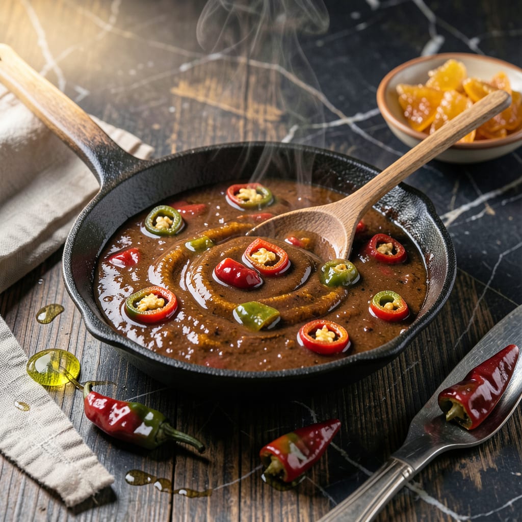 Cowboy Candy BBQ Sauce Recipe: Sweet Spice With a Smoky Kick example with annotations