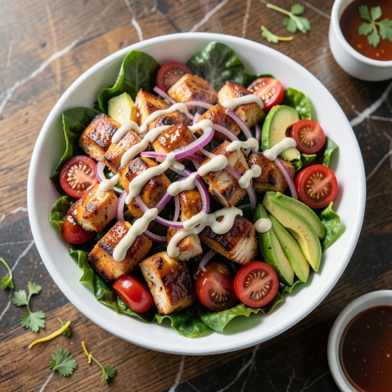 CPK BBQ Chicken Chopped Salad Recipe: California Pizza Kitchen Classic at Home detailed visual guide