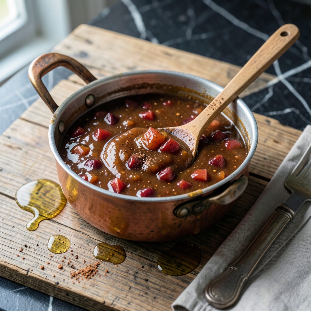Complete crab apple bbq sauce recipe overview image