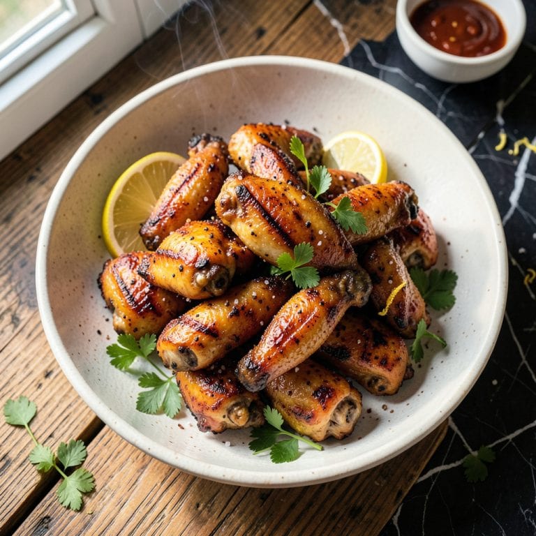 Comprehensive crispy grilled chicken wings recipe visual reference