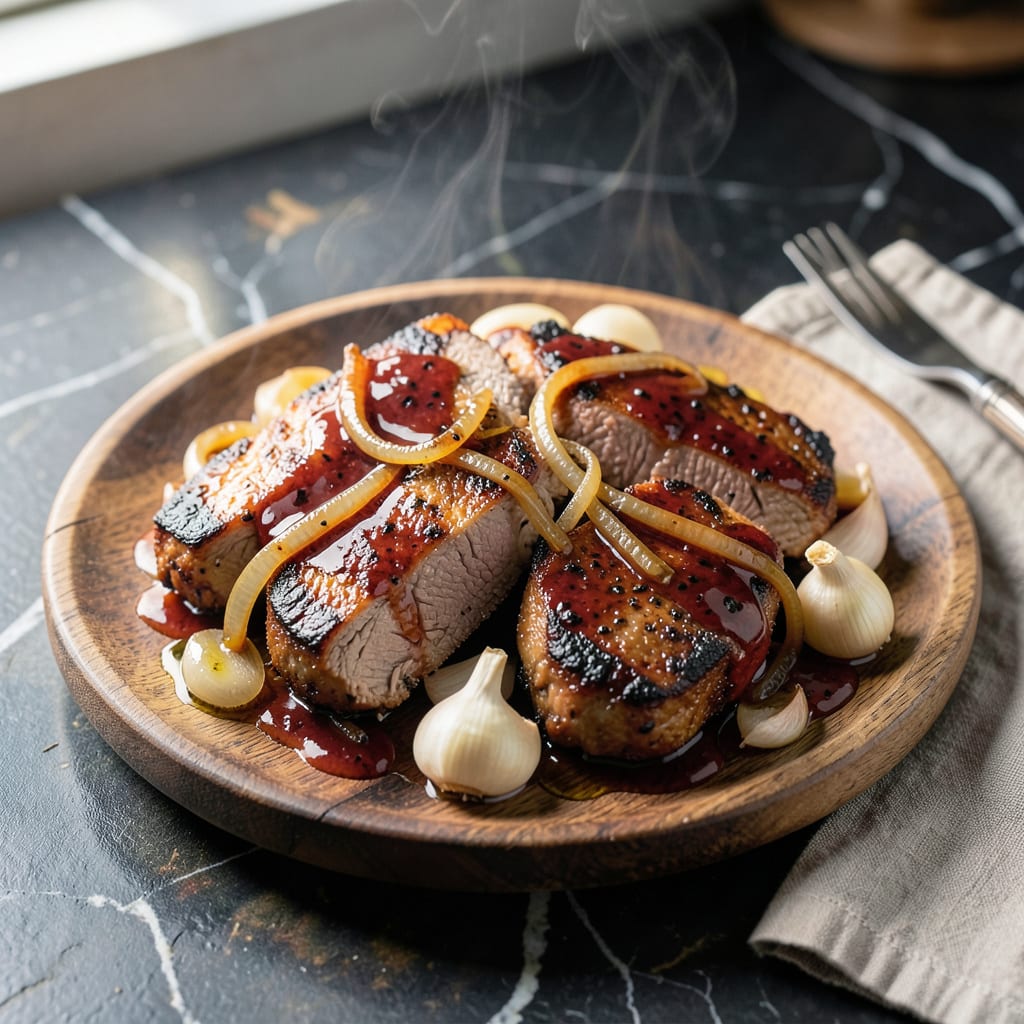 Crock Pot BBQ Pork Chops Recipe: Set and Forget Slow Cooked Bliss illustration with key details