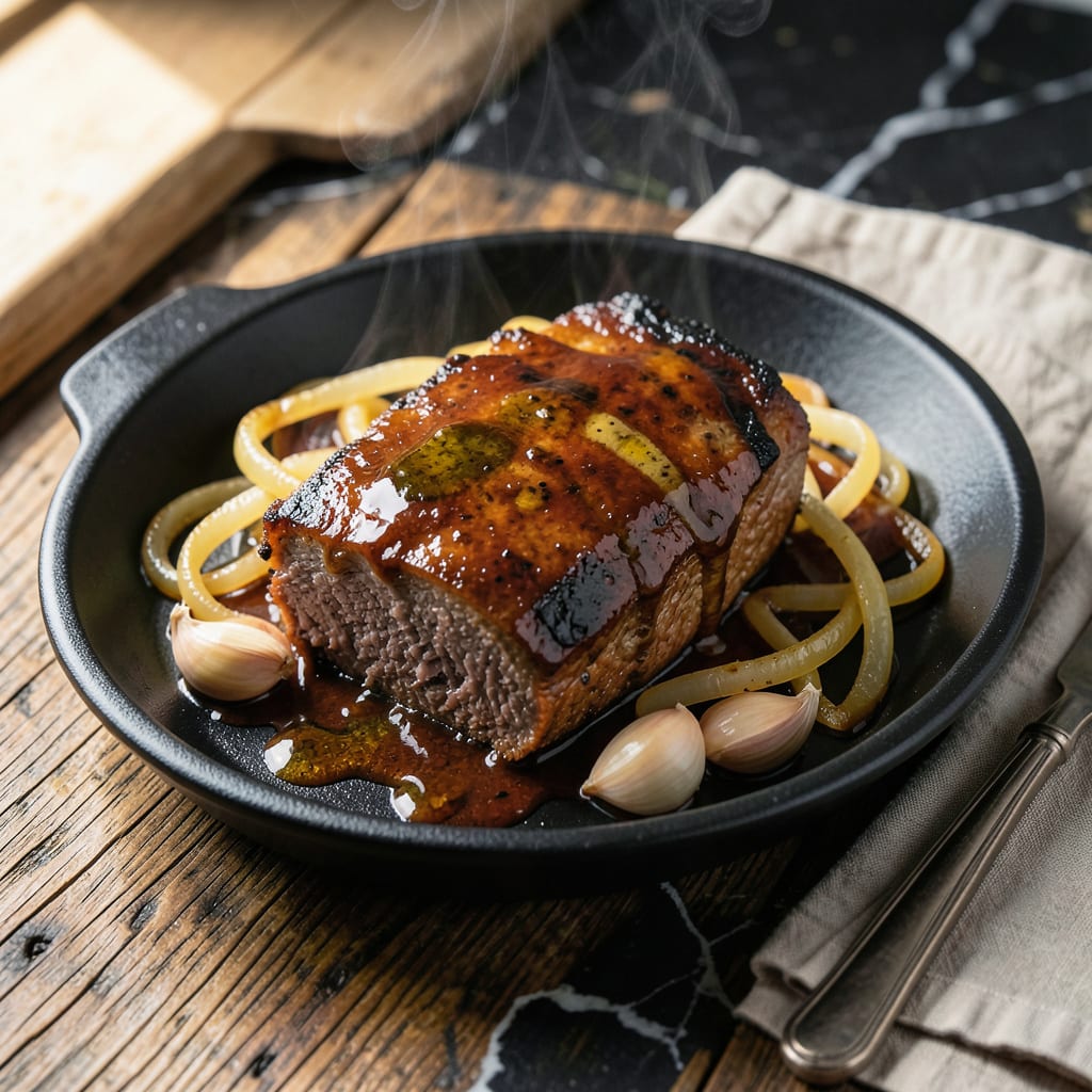 crock pot bbq roast recipe example with annotations