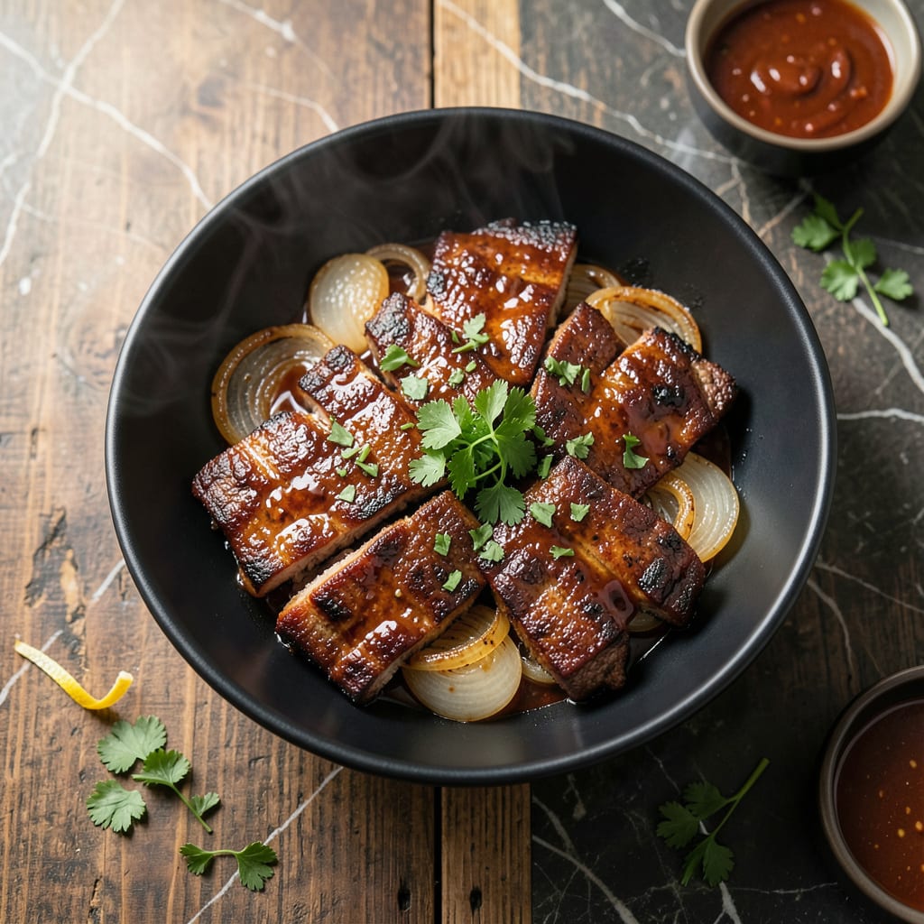 Complete crockpot bbq beef ribs recipe overview image