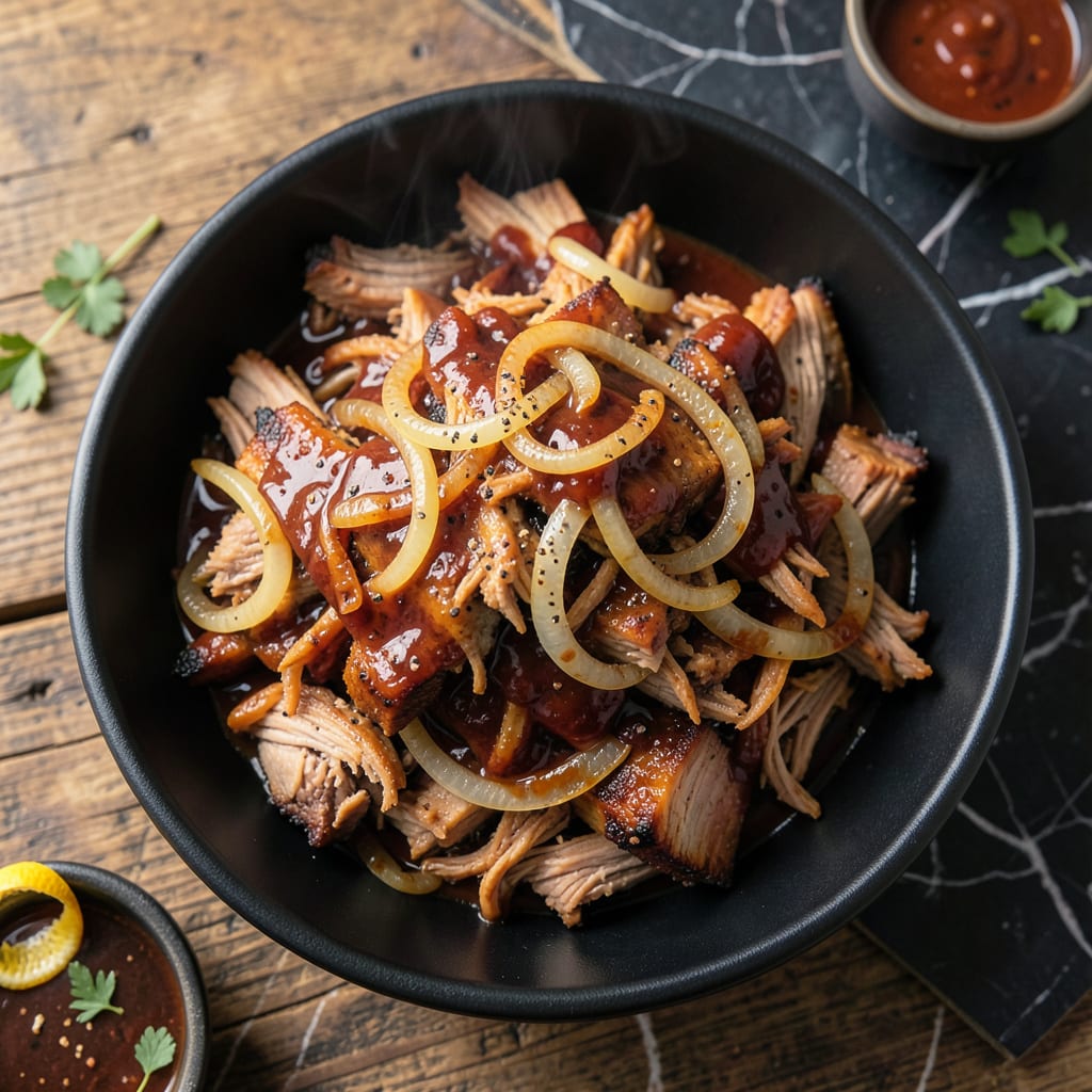 Visual representation of Crockpot BBQ Pork Recipe: Hands Off Pulled Pork Glory