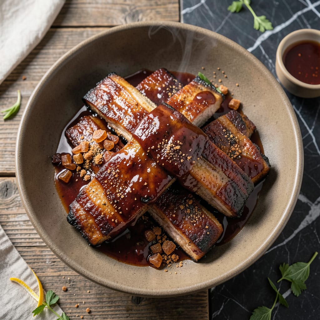 Crockpot Ribs Recipe With BBQ Sauce: Set It and Forget It Tender Bites example with annotations