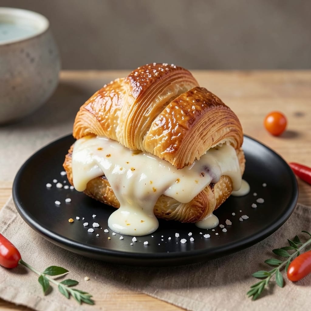 Croissant Grilled Cheese Recipe: Buttery Flakes With Melted Magic