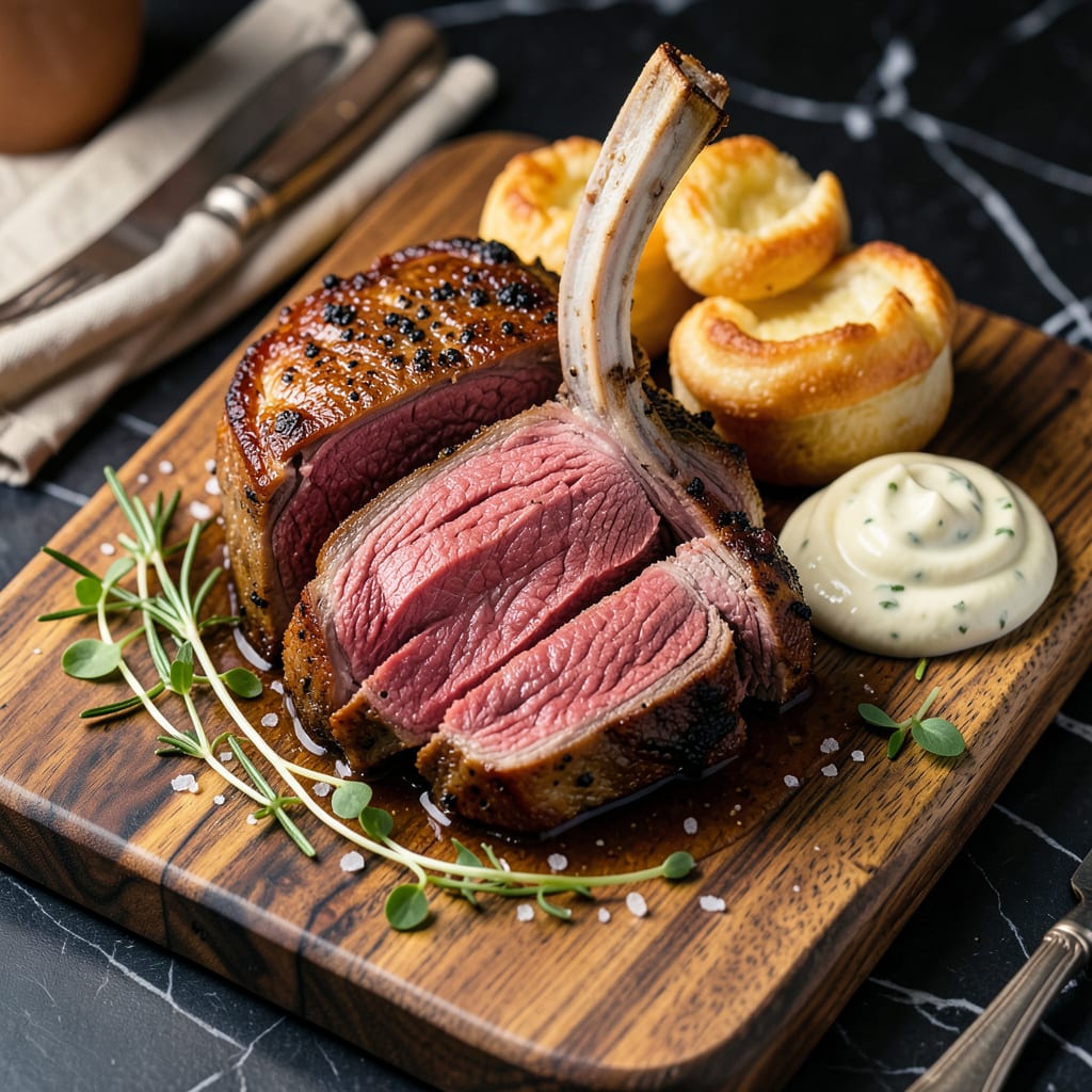 Cut Prime Rib Into Steaks: Restaurant Quality Cuts at Home example with annotations