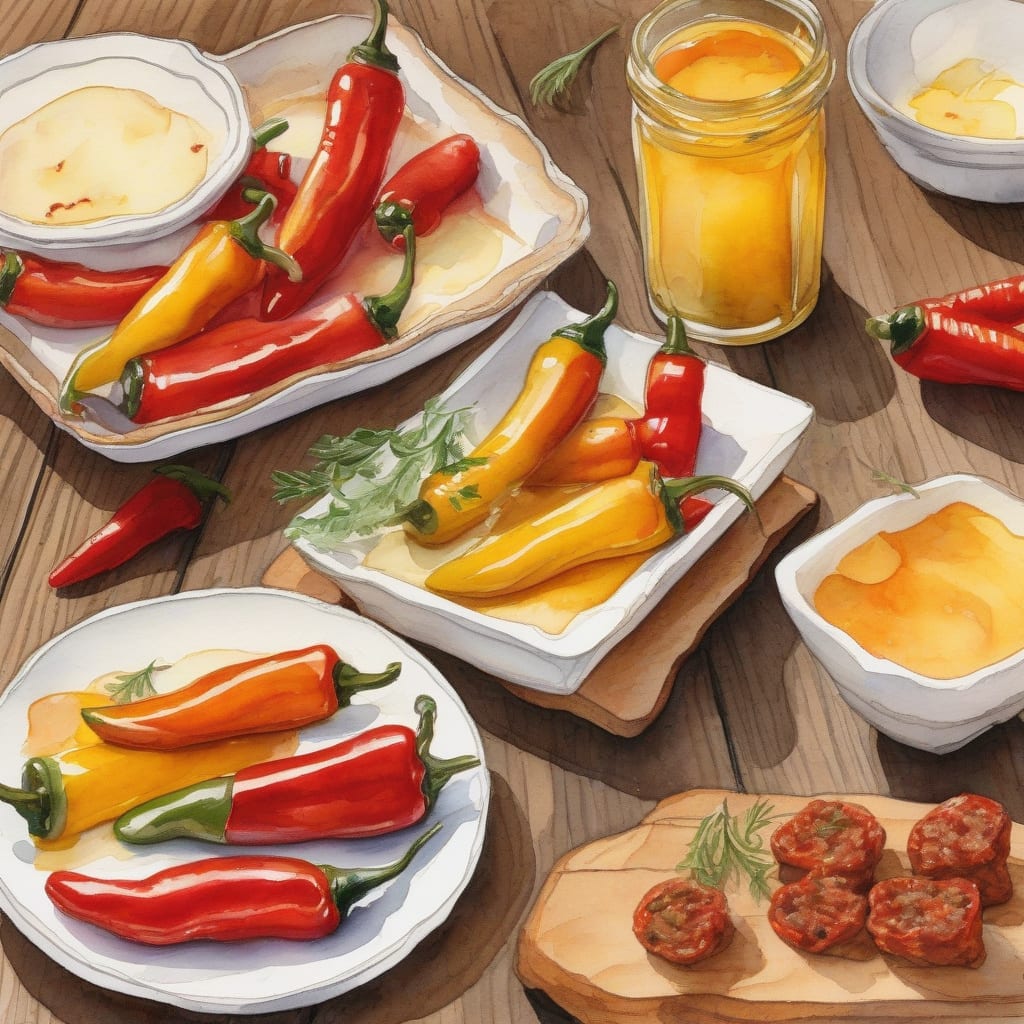 italian pepper shooters recipe