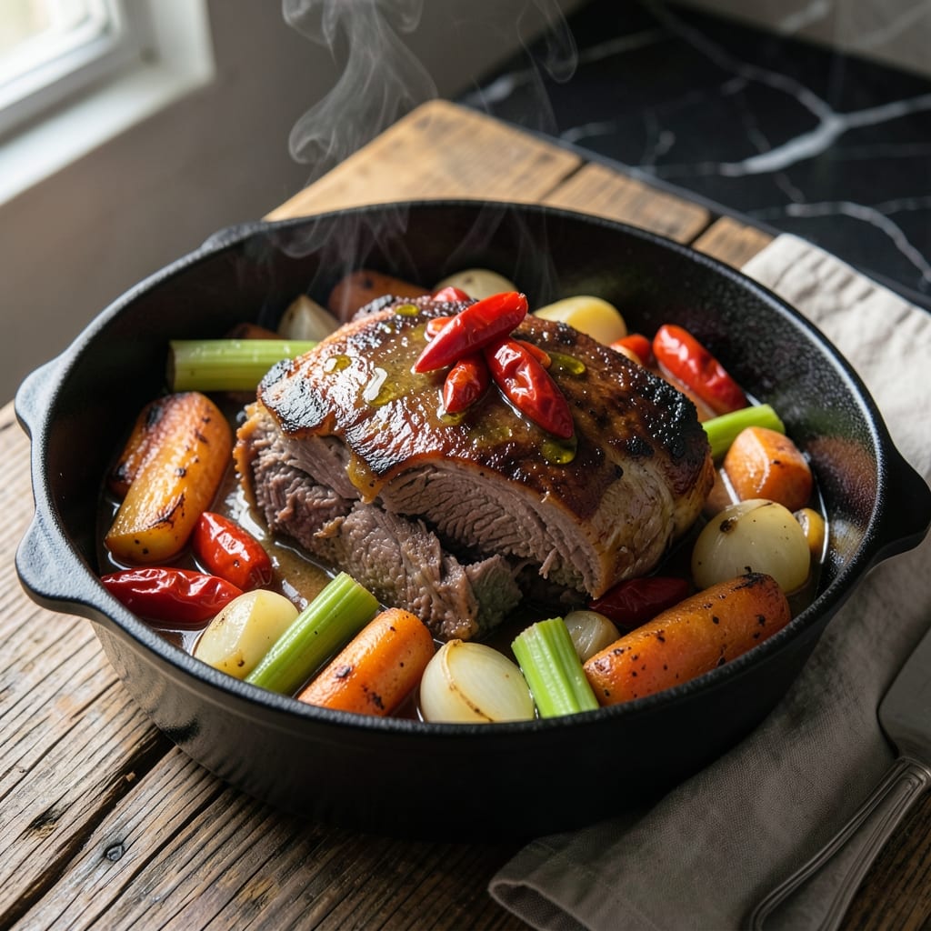 Pot Roast Recipe With Pepperoncini Peppers: Slow-Braised Tender Beef With Tangy Kick