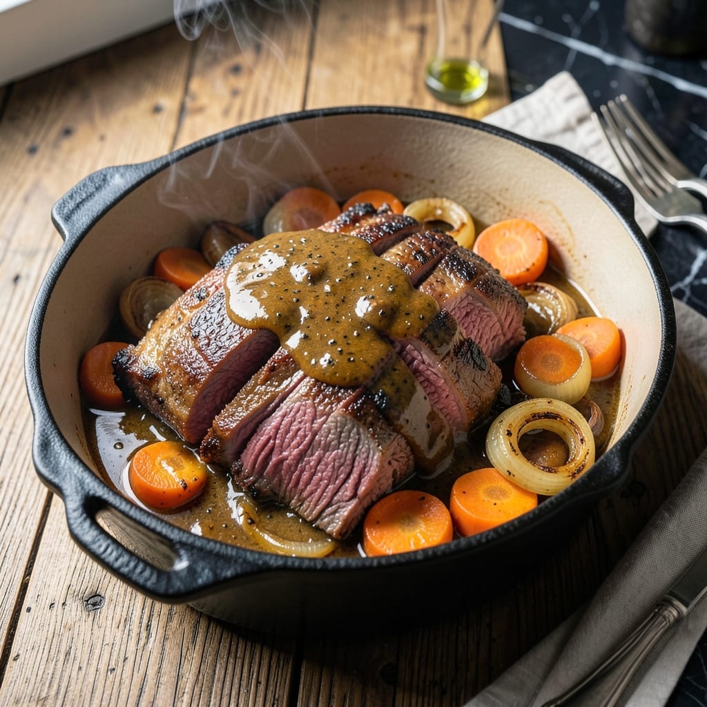 London Broil Pot Roast Recipe Oven: Slow-Roasted Herb-Infused Melting Tenderness