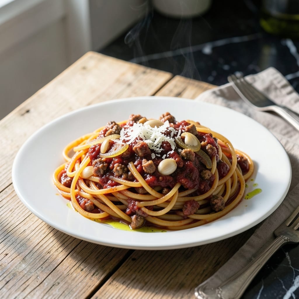 Authentic Italian Spaghetti Sauce Recipe With Pork: Slow-Simmered Richness
