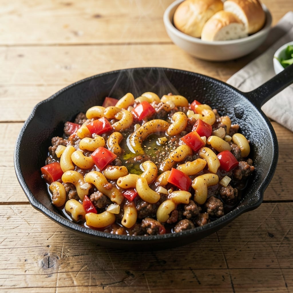 Goulash Recipe Easy Hamburger Recipe: One-Pot Hearty Weeknight Meal