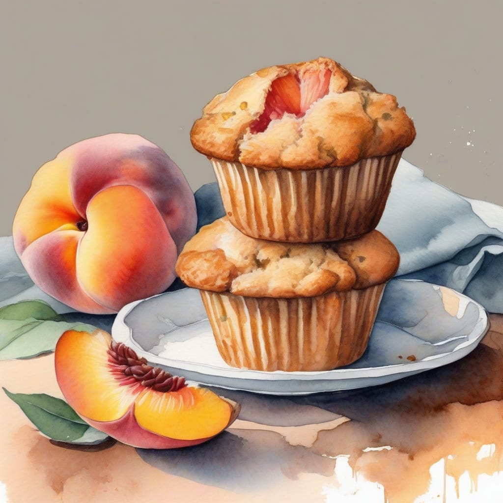 folks peach muffin recipe