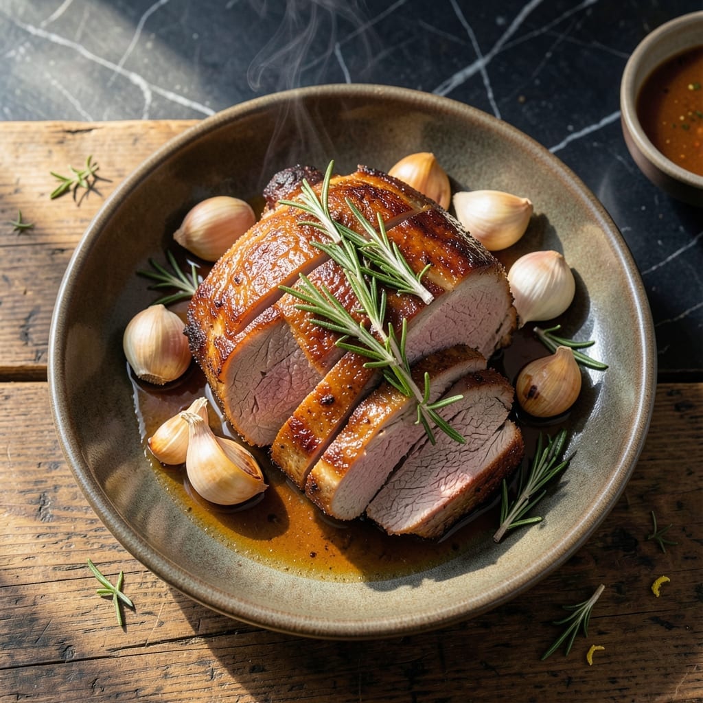Pork Roast Recipe Ideas: Garlic and Rosemary Slow-Roasted Masterpiece
