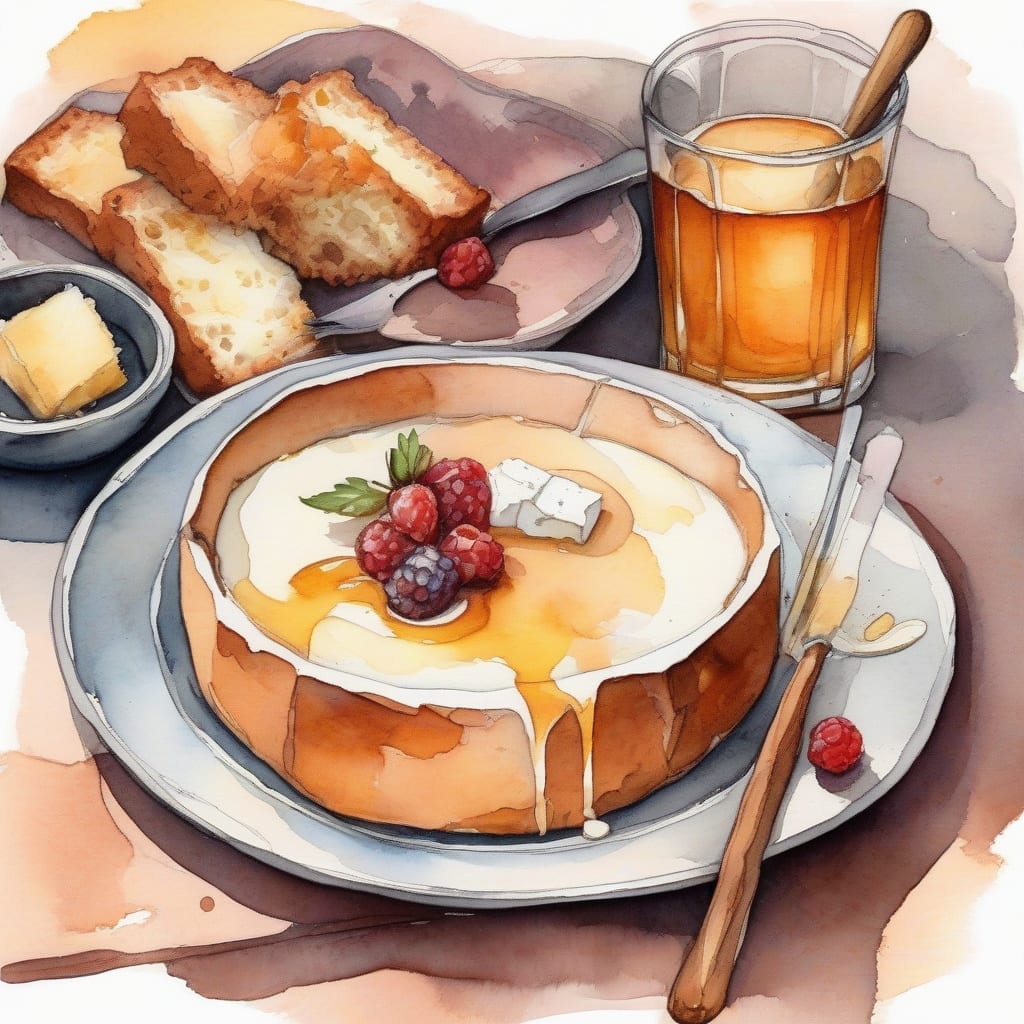 whiskey cake goat cheese fondue recipe