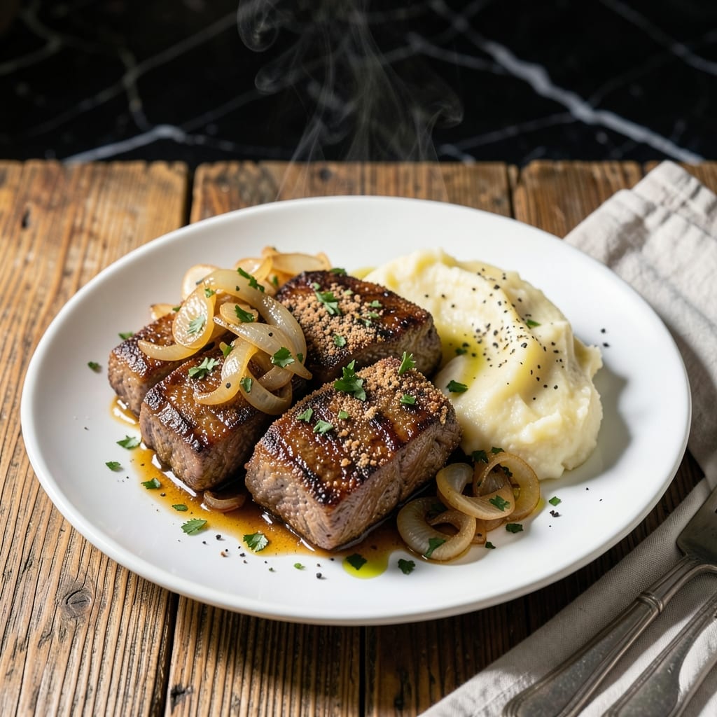Easy Cube Steak Recipe Stovetop: Tenderized Beef in a Rich Gravy