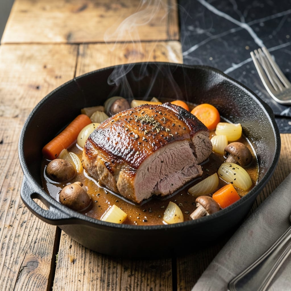Pot Roast Recipe No Oven: Stovetop Braised Beef with Rich Gravy
