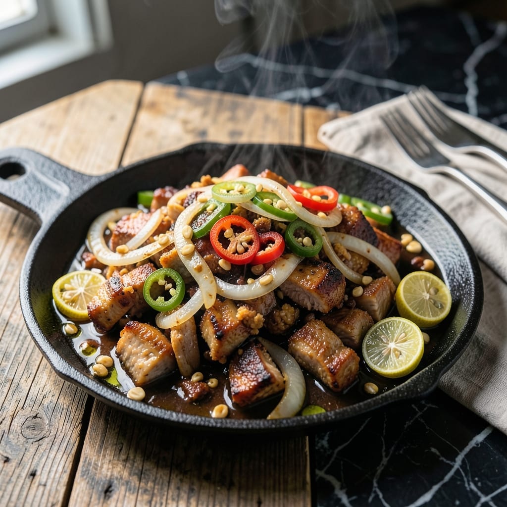 Filipino Recipe Pork Sisig: Crispy Bits With Tangy Zing
