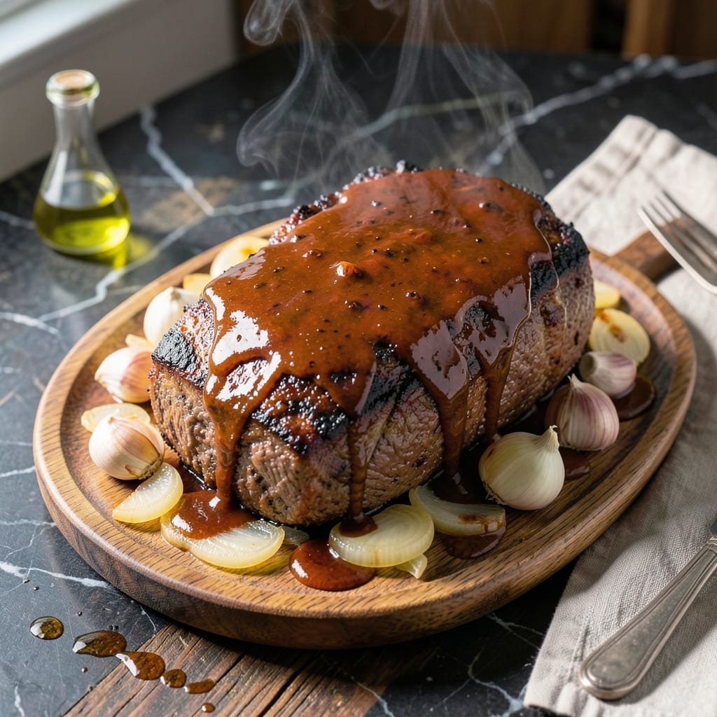 Barbecue Beef Roast Crock Pot Recipe: Slow-Cooked Smoky Tenderness