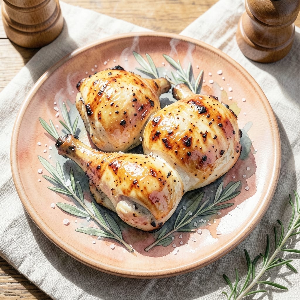 Recipe For Grilled Chicken Leg Quarters: Fire-Kissed With Crispy Skin